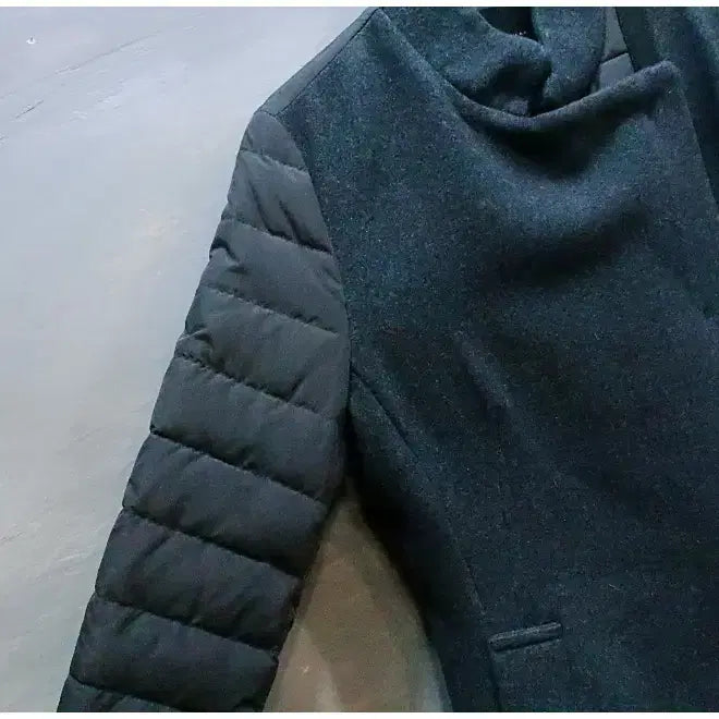[BUNJANG] It Misha Cashmere Down Coat Gray 55 / 잇미샤 울 캐시미어 덕다운 경량 패딩 코트 (여성55/85-160)