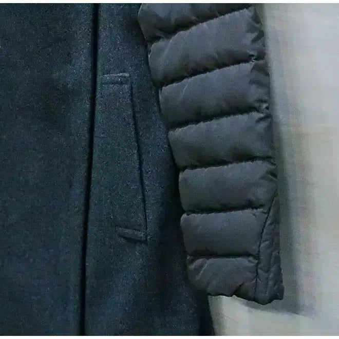 [BUNJANG] It Misha Cashmere Down Coat Gray 55 / 잇미샤 울 캐시미어 덕다운 경량 패딩 코트 (여성55/85-160)
