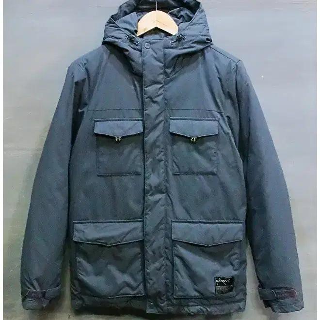 [BUNJANG] Kangol Cordura Down Padded Parka Jacket (M) / 캉골 코듀라 다운 패딩 야상 점퍼 (공용M)