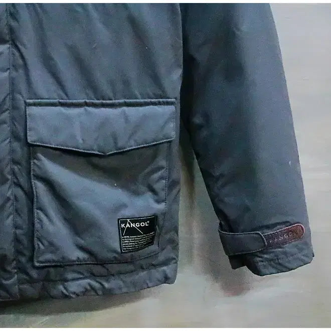 [BUNJANG] Kangol Cordura Down Padded Parka Jacket (M) / 캉골 코듀라 다운 패딩 야상 점퍼 (공용M)