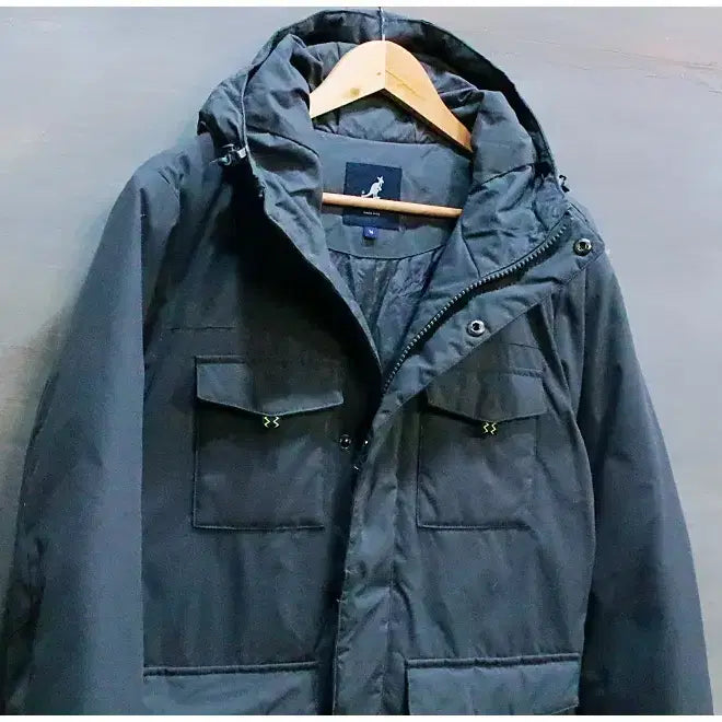 [BUNJANG] Kangol Cordura Down Padded Parka Jacket (M) / 캉골 코듀라 다운 패딩 야상 점퍼 (공용M)