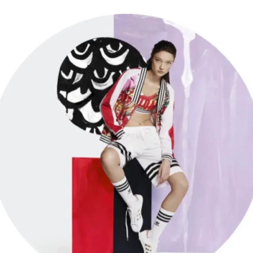 [BUNJANG] Adidas Rita Ora Dragon Jersey Jacket (Size 85) / 아디다스 리타오리 드레곤져지/상태좋음/통통55까지