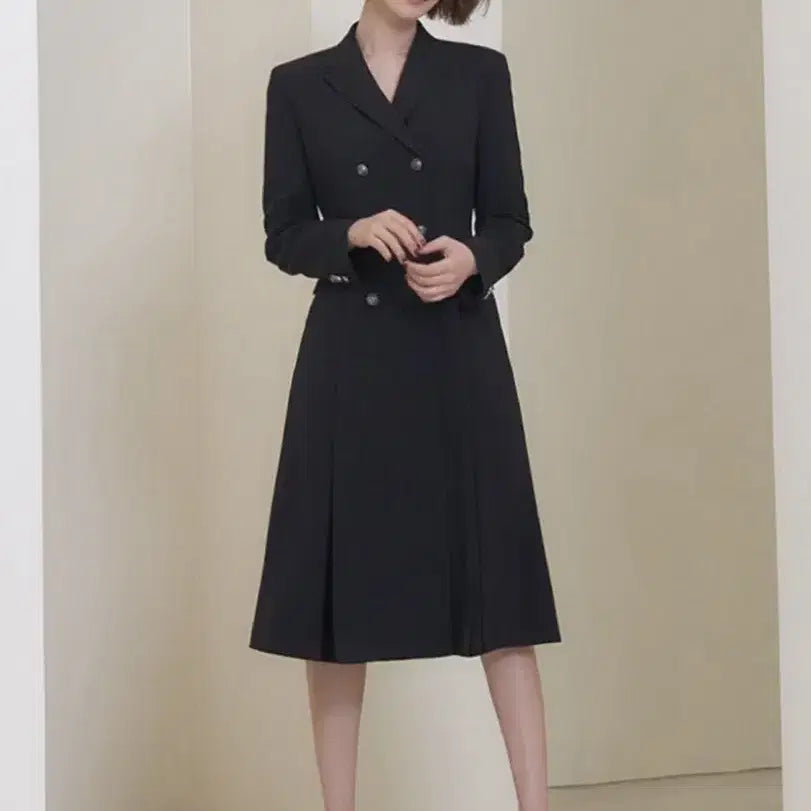 [BUNJANG] Morgan Black Tailored Dress 55 Size / 새상품 모르간 블랙 테일러드 원피스 55사이즈