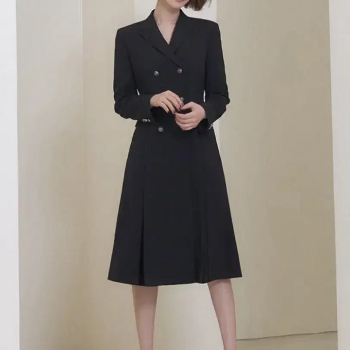 [BUNJANG] Morgan Black Tailored Dress 55 Size / 새상품 모르간 블랙 테일러드 원피스 55사이즈