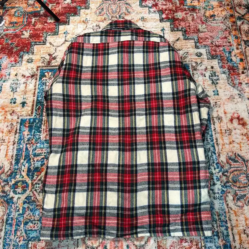 [BUNJANG] Wrangler 80s Quilted Check Shirt / [L] 80s 랭글러 누빔 체크셔츠