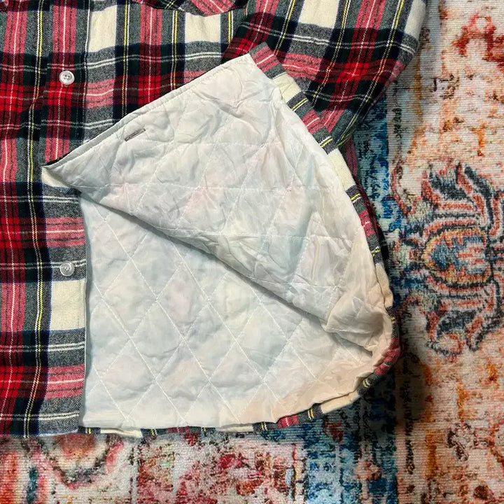 [BUNJANG] Wrangler 80s Quilted Check Shirt / [L] 80s 랭글러 누빔 체크셔츠