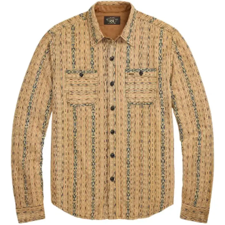 [BUNJANG] RRL Jacquard Workshirt / RRL 자카드 워크셔츠 S