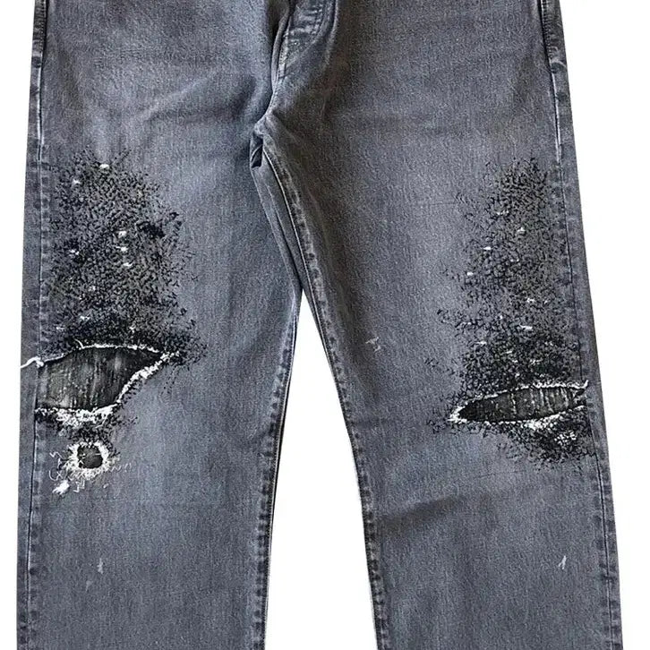 [SOLD OUT] 캐피탈 사시코 팬츠 블랙 38