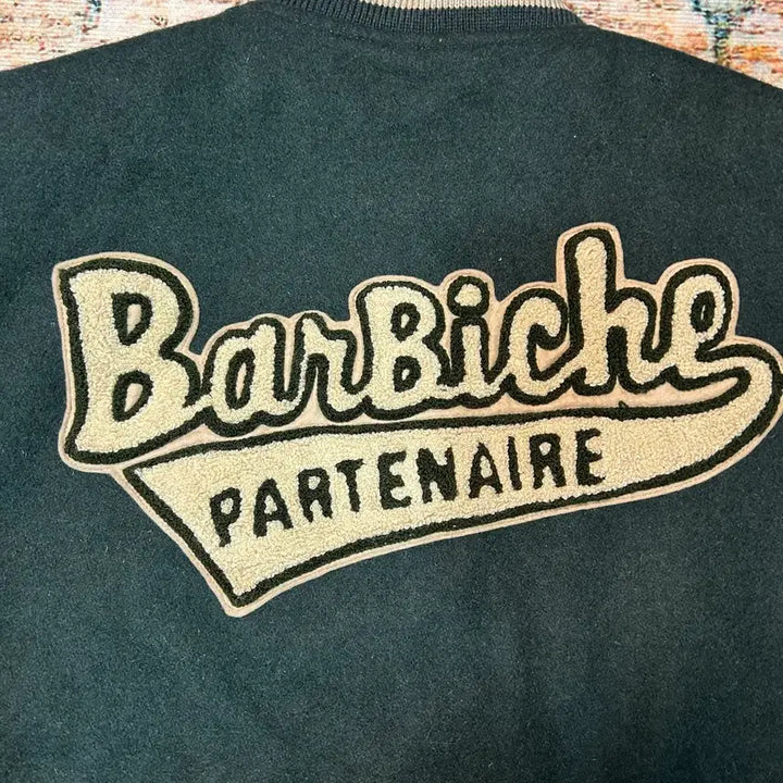 [BUNJANG] MENS BIGI Varsity Jacket / [L] 바비슈 by MENS BIGI 울 카우 레더 레터맨 바시티 자켓