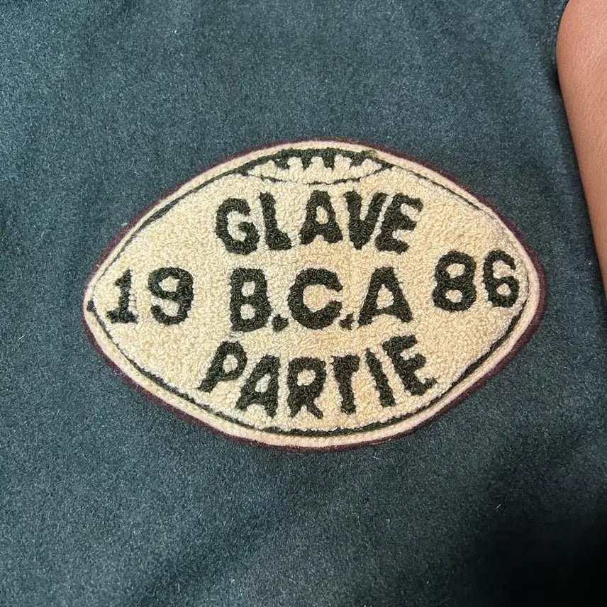 [BUNJANG] MENS BIGI Varsity Jacket / [L] 바비슈 by MENS BIGI 울 카우 레더 레터맨 바시티 자켓