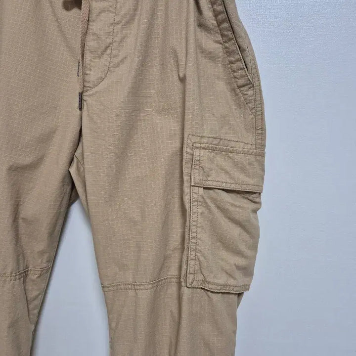 [BUNJANG] GAP Linen Cargo Jogger Pants (Beige) / GAP 린넨 밴딩 베이지색 카고 조거팬츠!최상품!