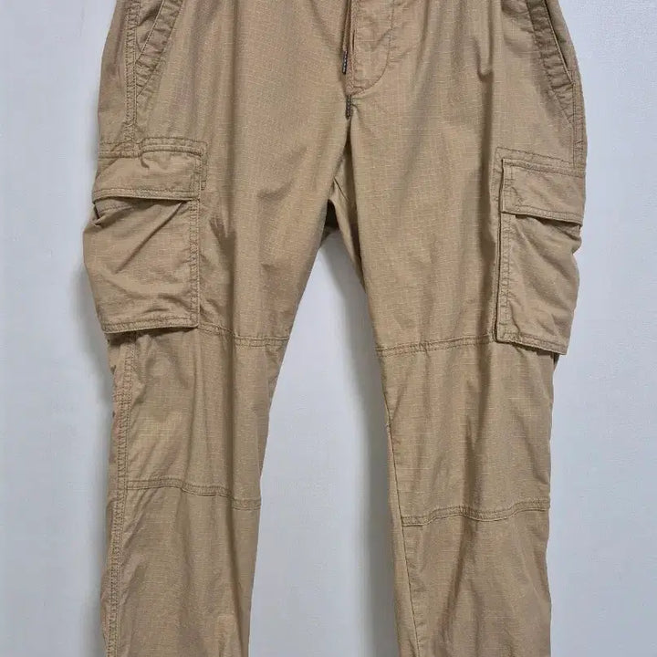 [BUNJANG] GAP Linen Cargo Jogger Pants (Beige) / GAP 린넨 밴딩 베이지색 카고 조거팬츠!최상품!