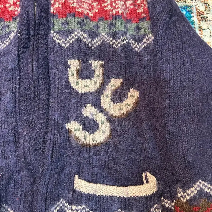 [BUNJANG] Penfield Cowichan Knit Zip Jacket / [L] 펜필드 코위찬 니트 집업 자켓