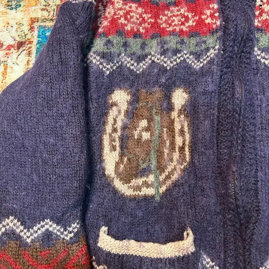 [BUNJANG] Penfield Cowichan Knit Zip Jacket / [L] 펜필드 코위찬 니트 집업 자켓