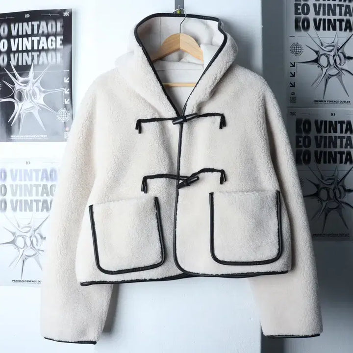 [BUNJANG] W(F) The Rocket Zip-Up Windbreaker Jacket / W(F) 더 로켓 집업 바람막이 점퍼자켓 더플 떡볶이 뽀글이-17476