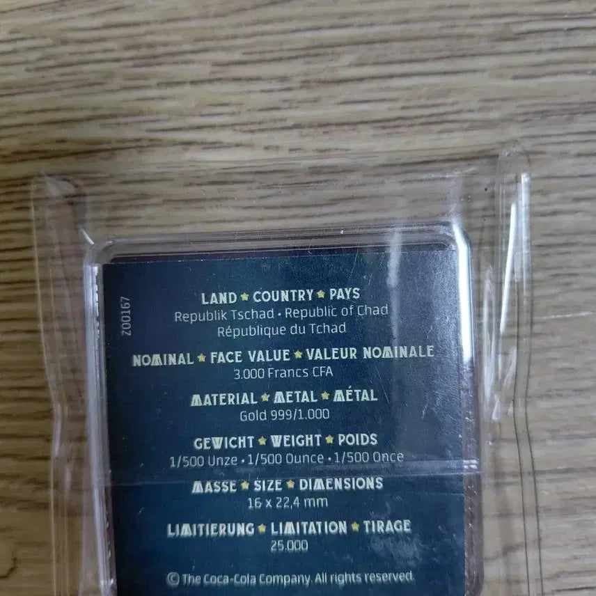 [BUNJANG] Coca-Cola Commemorative Gold Coin, Bottle Cap, Stamp Set / 코카콜라 기념 주화/병뚜껑/우표 세트 순금