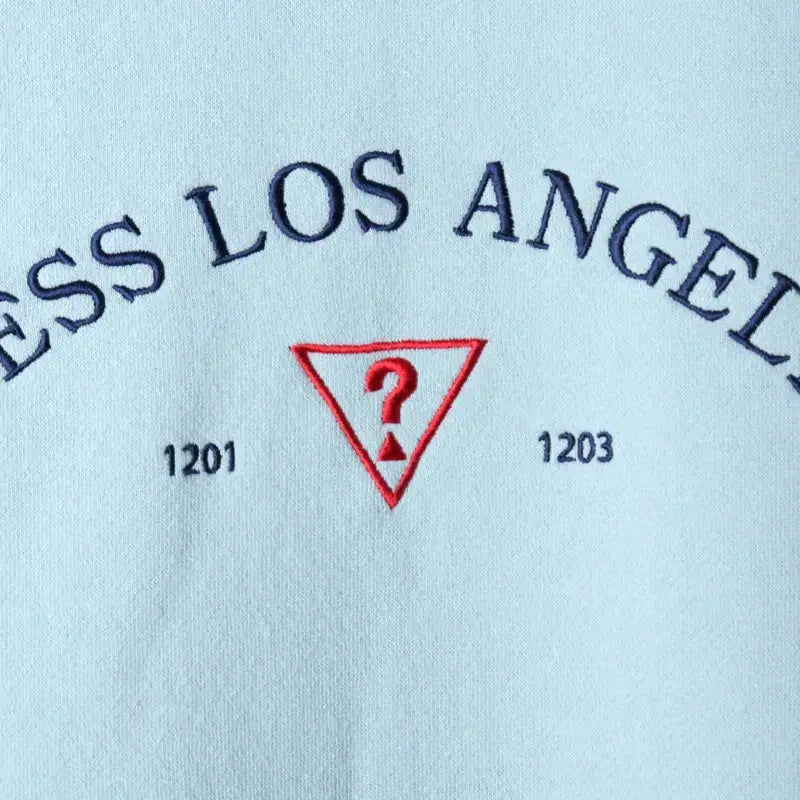 [BUNJANG] Guess 2XL Sweatshirt Old School Light Blue / (2XL) 게스 맨투맨 티셔츠 빅사이즈 연블루 기모 올드스쿨-17486