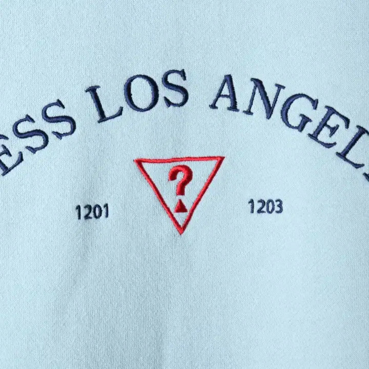 [BUNJANG] Guess 2XL Sweatshirt Old School Light Blue / (2XL) 게스 맨투맨 티셔츠 빅사이즈 연블루 기모 올드스쿨-17486