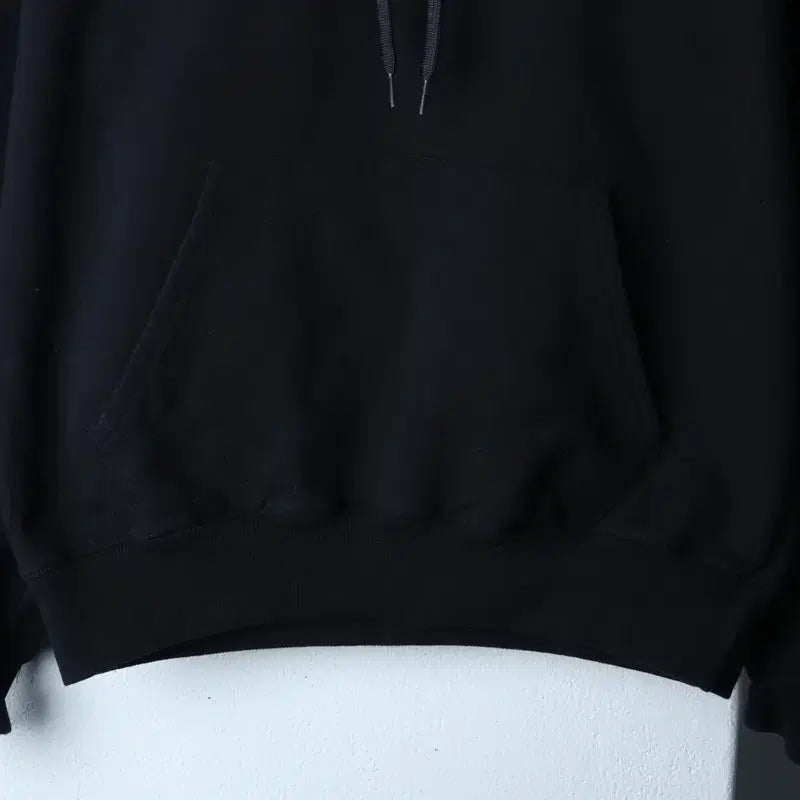 [BUNJANG] Champion Hoodie Small Logo Black / (M-XL) 챔피온 후드티셔츠 스몰로고 블랙 기모 올드스쿨-17489