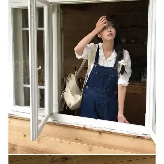 [BUNJANG] Archive J2U Vintage Carpenter Overalls Denim Jeans / 아카이브제이투유 빈티지 카펜터 오버롤 데님 진청s