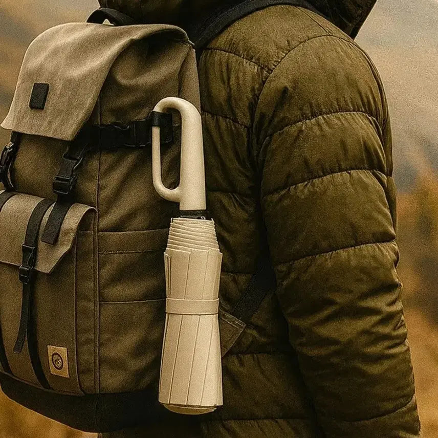 [BUNJANG] Foldable Automatic Umbrella (Set of 2) / 튼튼한 접이식 자동우산 2개