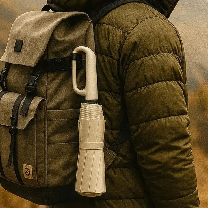 [BUNJANG] Foldable Automatic Umbrella (Set of 2) / 튼튼한 접이식 자동우산 2개