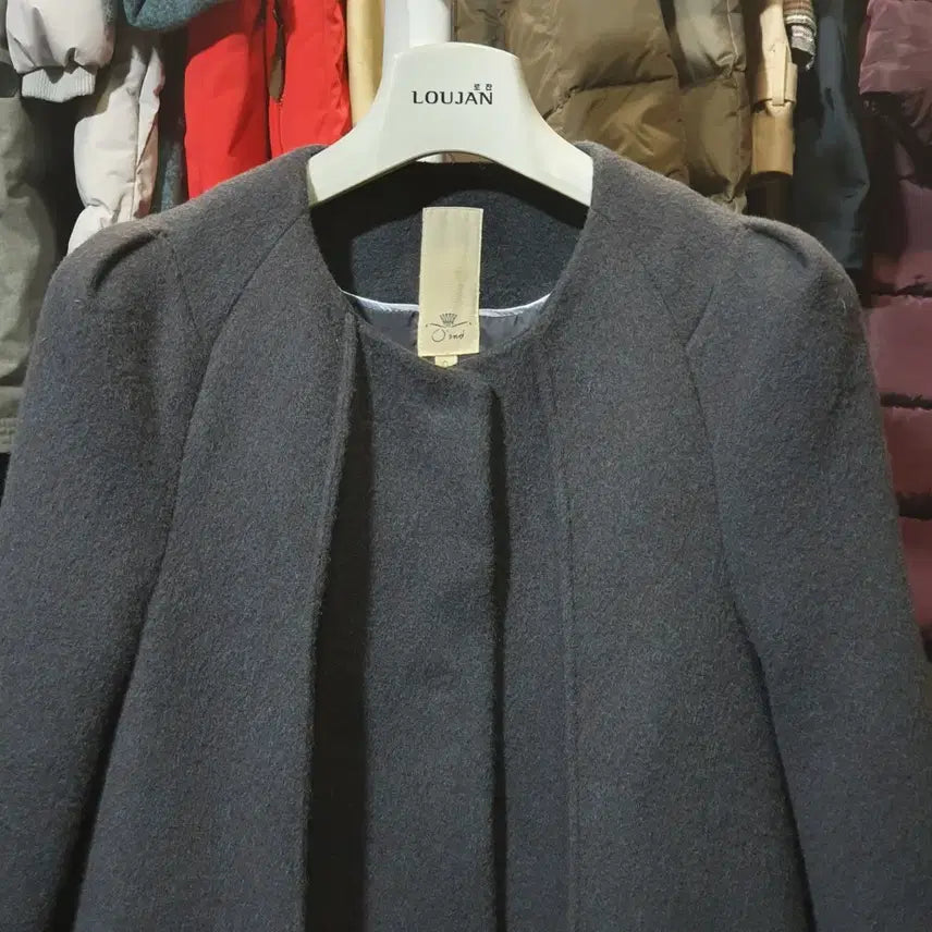 [BUNJANG] O'2nd Navy & Purple Coat / 오즈세컨   코트 :정리가