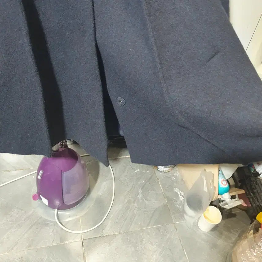 [BUNJANG] O'2nd Navy & Purple Coat / 오즈세컨   코트 :정리가