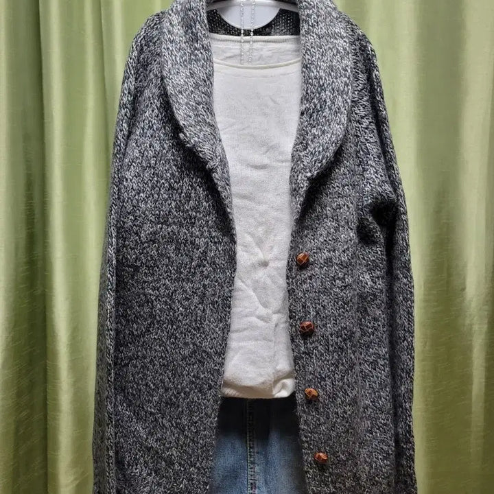 [BUNJANG] Loose Fit Knit Cardigan / 여성 니트 가디건/ 루즈핏 가을코디 세트 레이어드 스타일