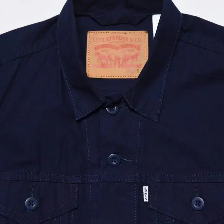 [BUNJANG] Levi's Navy Trucker Jacket S / 리바이스 네이비 트러커 자켓 S