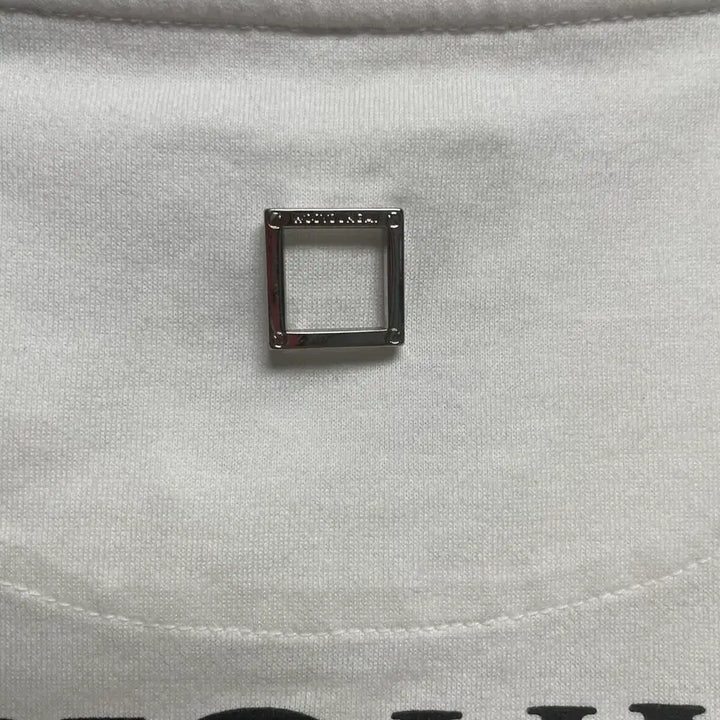 [BUNJANG] Wooyoungmi Flower Back Logo T-shirt White 50 / 우영미 플라워 백로고 반팔티 흰색 50