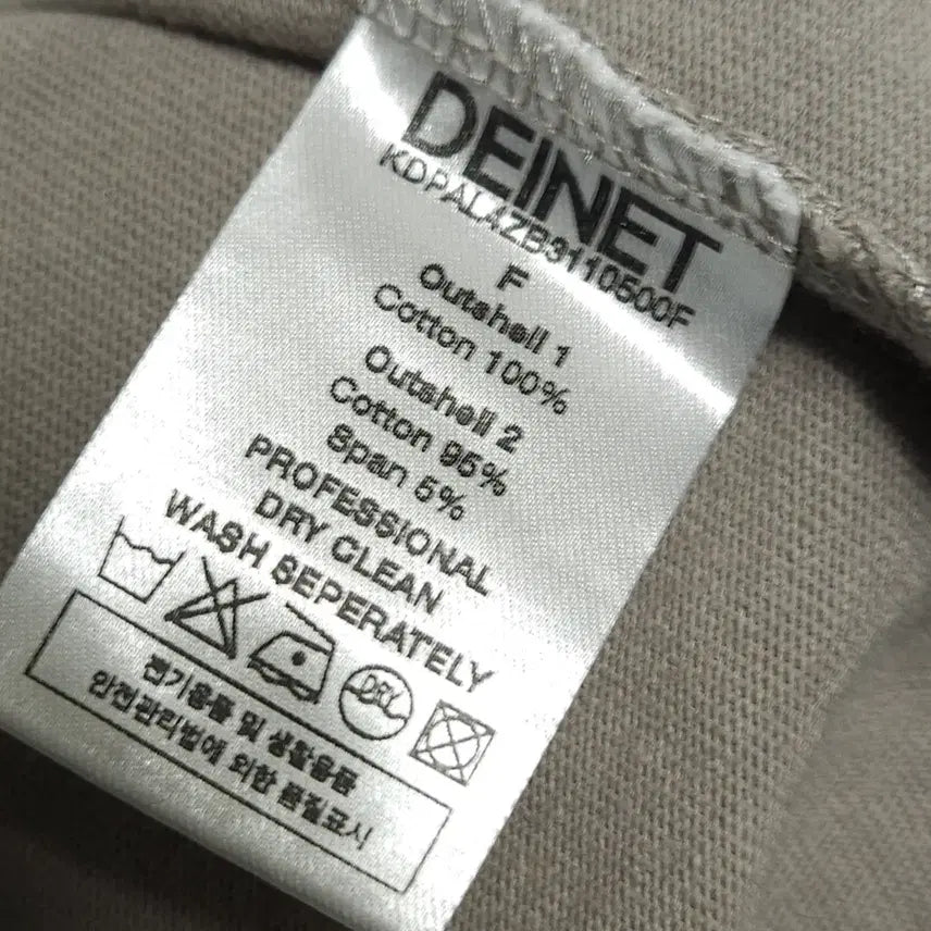 [BUNJANG] DEINET Layered Damage Sweatshirt / DEINET 다이닛 페이크 레이어드 데미지 스웨트셔츠