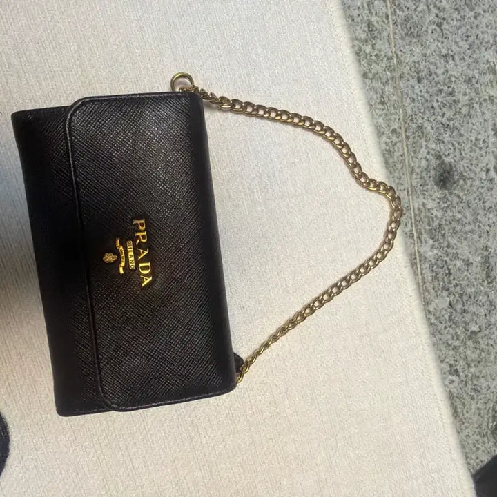 [BUNJANG] Prada Chain Wallet Full Package / 풀박 프라다체인반지갑