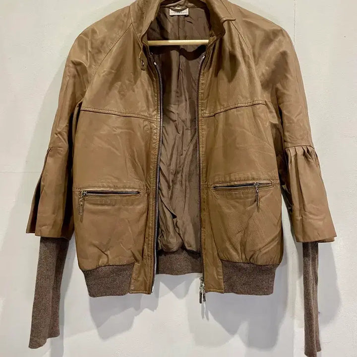 [BUNJANG] Brunello Cucinelli Leather Jacket / Brunello Cucinelli 가죽 자켓 44사이즈 매장판