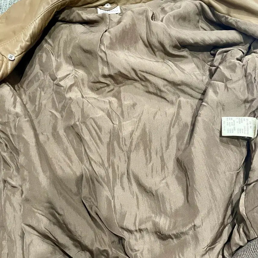 [BUNJANG] Brunello Cucinelli Leather Jacket / Brunello Cucinelli 가죽 자켓 44사이즈 매장판