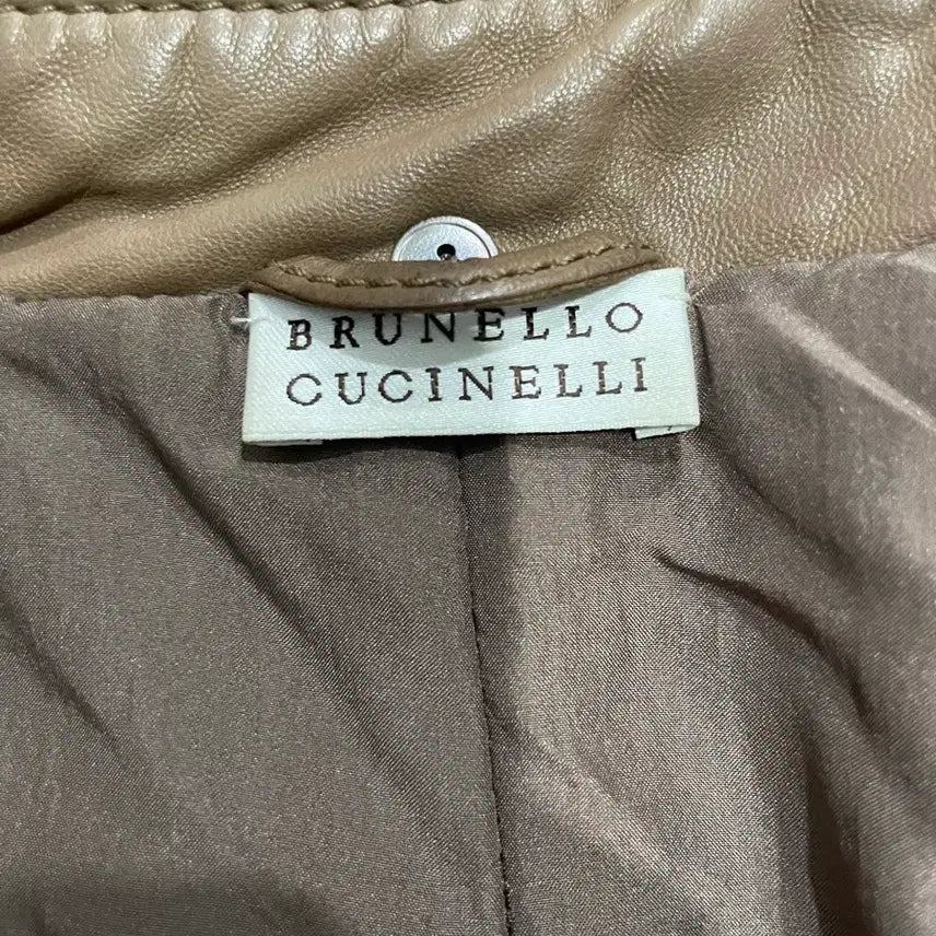[BUNJANG] Brunello Cucinelli Leather Jacket / Brunello Cucinelli 가죽 자켓 44사이즈 매장판