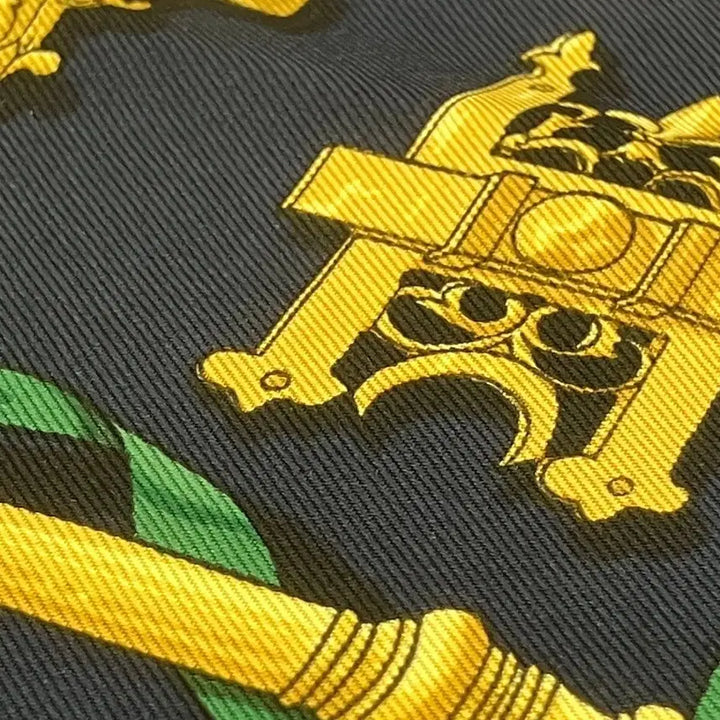 [BUNJANG] Hermès Les Cles Navy Scarf / [정품] 에르메스 가브로쉬 42 쁘띠카레 - Les Cles(열쇠들) 네