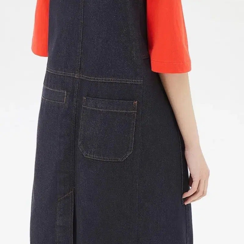 [BUNJANG] Lucky Chouette Denim Dress / 럭키슈에뜨 데님 원피스