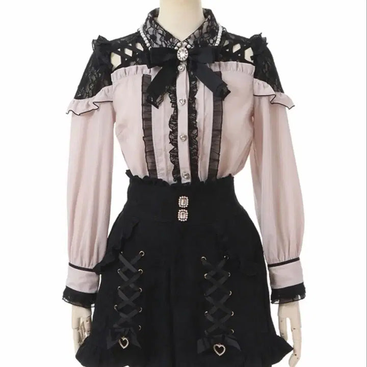 [BUNJANG] Unisex Pink Blouse / (매입) 양지뢰 지뢰계 핑검 블라우스 구해요 삽니다 구매