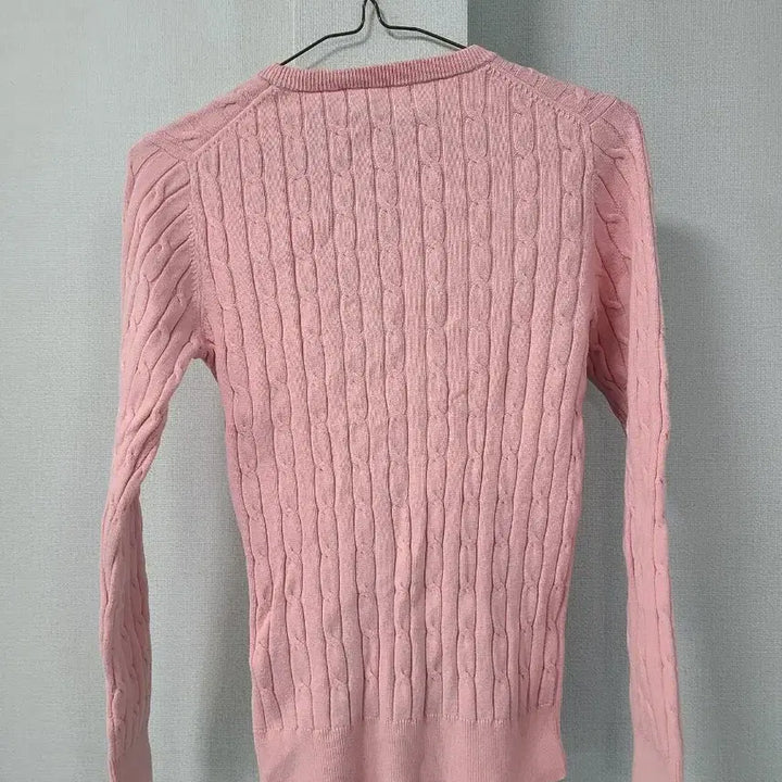 [BUNJANG] Polo Ralph Lauren Pink Cable Knit S / 폴로 랄프로렌 핑크 케이블 니트 S