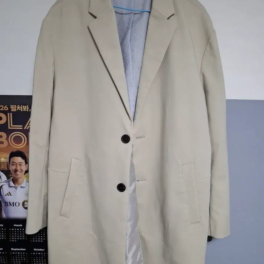 [BUNJANG] MIND BRIDGE Beige Coat 105 / 마인드브릿지 남성 베이지 코트