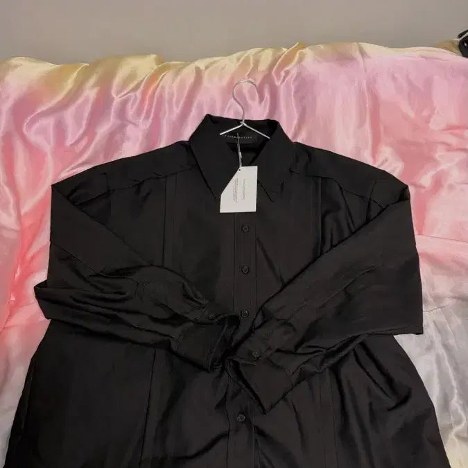 [BUNJANG] Trimming Birds Pinched Seam Shirt - Black / (새상품) 트리밍버드 Pinched Seam Shirts,블랙