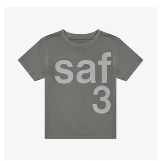 [BUNJANG] Safari Spot Basic Tee Charcoal / 사파리스팟 1/2 베이직 티 차콜