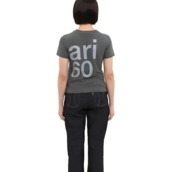 [BUNJANG] Safari Spot Basic Tee Charcoal / 사파리스팟 1/2 베이직 티 차콜