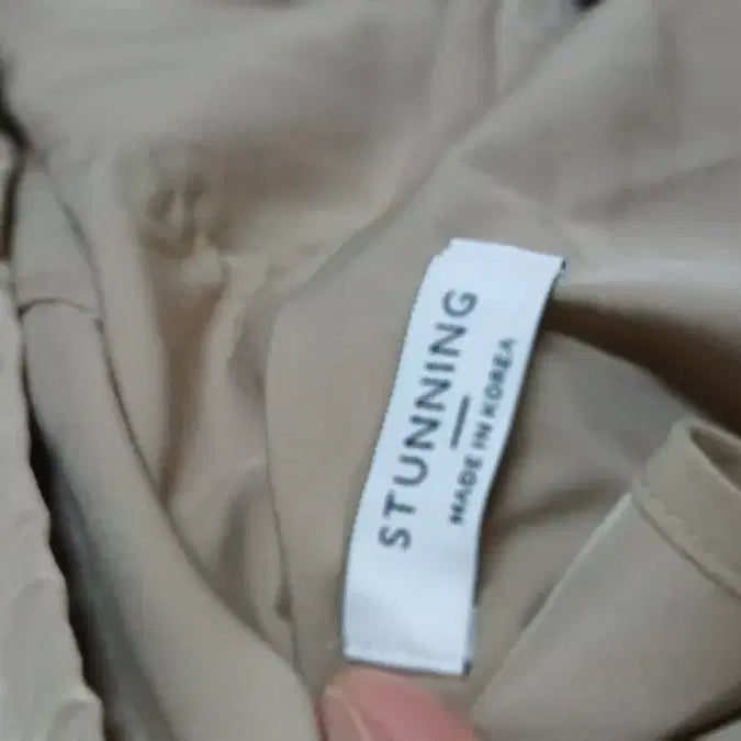 [BUNJANG] Hooded Jacket - Beige - Free Size / 새상품)간절기 후드 자켓ㅡ프리