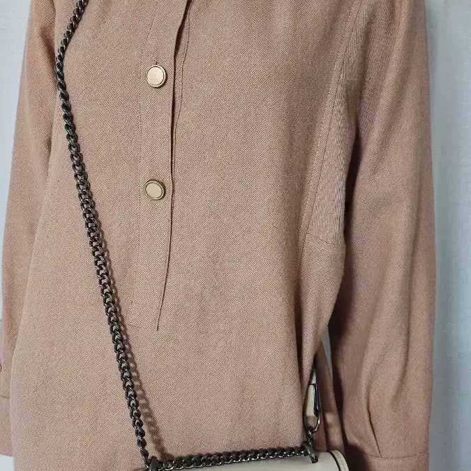 [BUNJANG] Dewl Wool Button Lined Dress / Dewl 모 100 단추 안감 원피스.