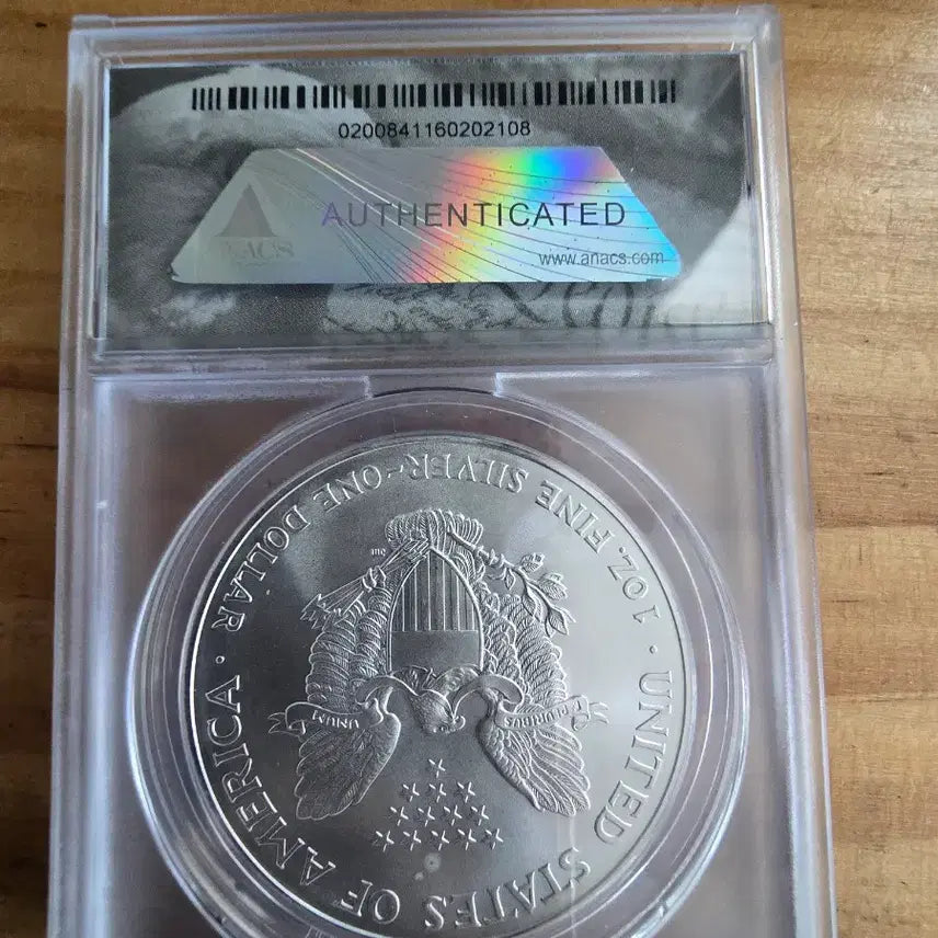 [BUNJANG] Silver Eagle 2001 MS69 Coin / 2001년 실버 이글 ANACS MS69 은화