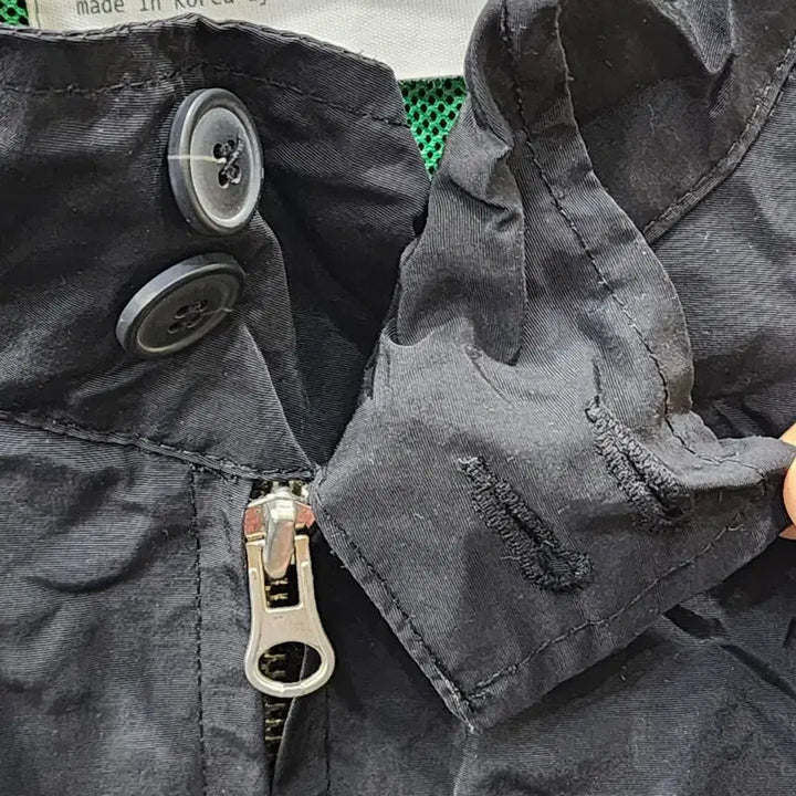 [BUNJANG] TWODAY Lightweight Mesh Lined Zip-Up Jacket (Black) / [Free] TWODAY 메쉬 안감 경량 집업 점퍼 (블랙)