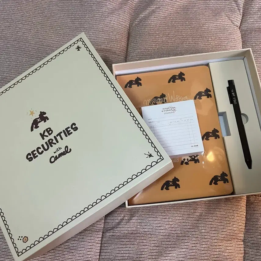 [BUNJANG] KB x Camel Coffee Diary Set - Sealed / KB x 카멜커피 다이어리세트 미개봉 새상품