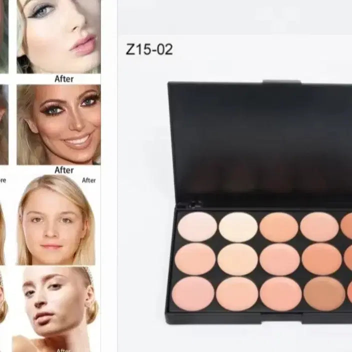 [BUNJANG] Concealer Palette 15 Colors / 새제품)컨실러 팔레트 15색